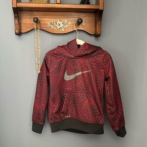 NIKE Boys 2T Youth Sweatshirt Hoodie Therma Dri Fit